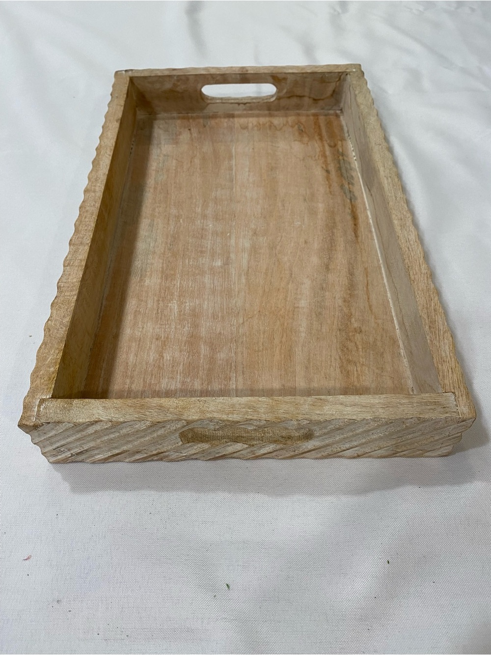 Natural Wood Serving Tray - Neutral
